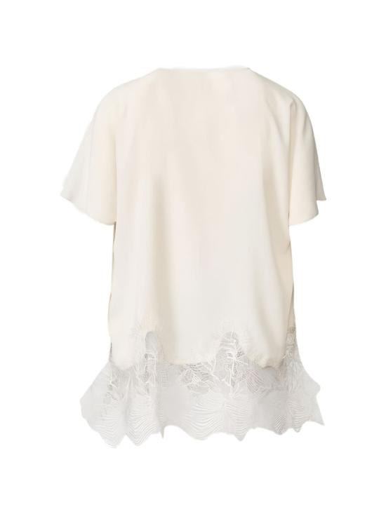 26SS 파비아나 필리피 반팔 티셔츠 TPD276F736 M1580145 Burro - FABIANA FILIPPI