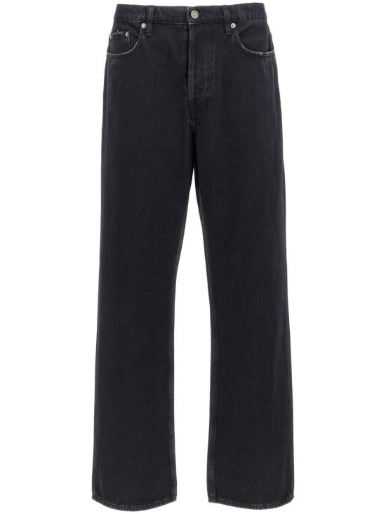 26SS 골든구스 스트레이트 팬츠 GMP01636 P00062590100 Black