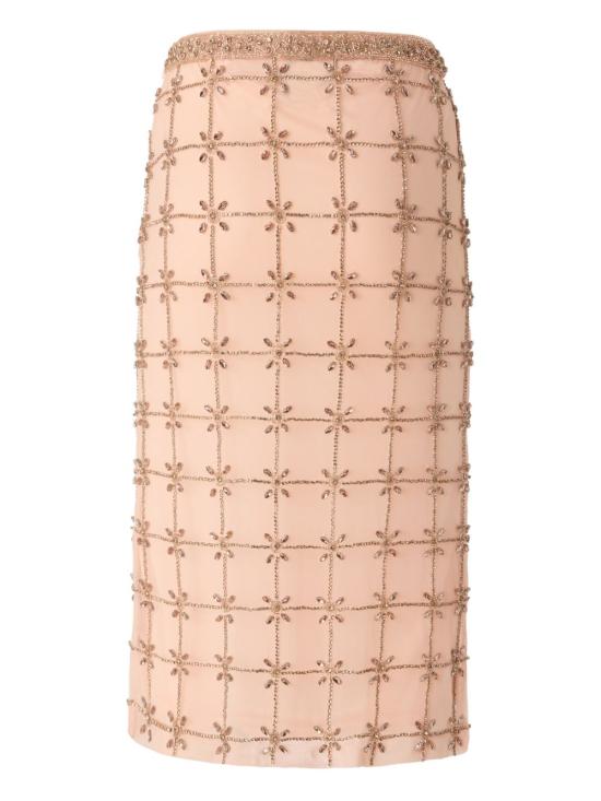 26SS 핑코 미디 스커트 106031 A32BZN6 Nudo crystal - PINKO