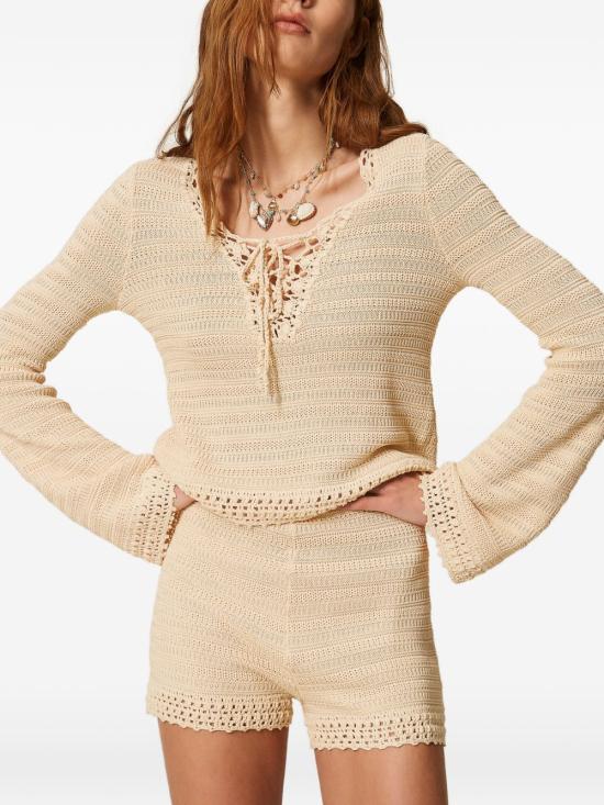 26SS 트윈셋 숏팬츠 261TT3064 07222 Parchment - TWINSET