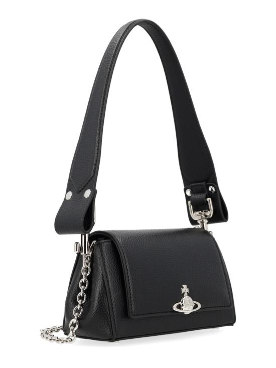 26SS 비비안웨스트우드 헤이즐 스몰 핸드백 4603000WW S000DN403 BLACK - VIVIENNE WESTWOOD