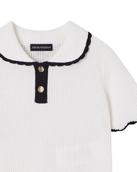 26SS [키즈] 알마니 티셔츠 EG000753 AF22776 U0003 White - ARMANI