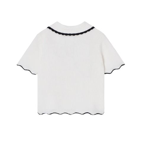 26SS [키즈] 알마니 티셔츠 EG000753 AF22776 U0003 White - ARMANI