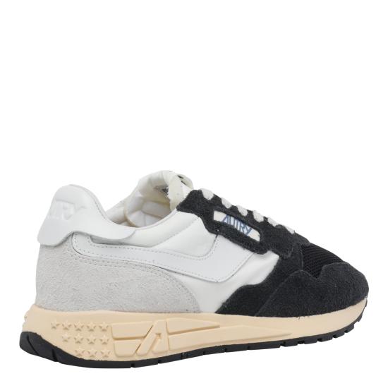 26SS 오트리 릴윈드 로우 나일론 스웨이드 스니커즈 WWLM 3T06 WHITE BLACK DOM - AUTRY