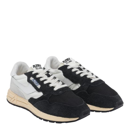 26SS 오트리 릴윈드 로우 나일론 스웨이드 스니커즈 WWLM 3T06 WHITE BLACK DOM - AUTRY