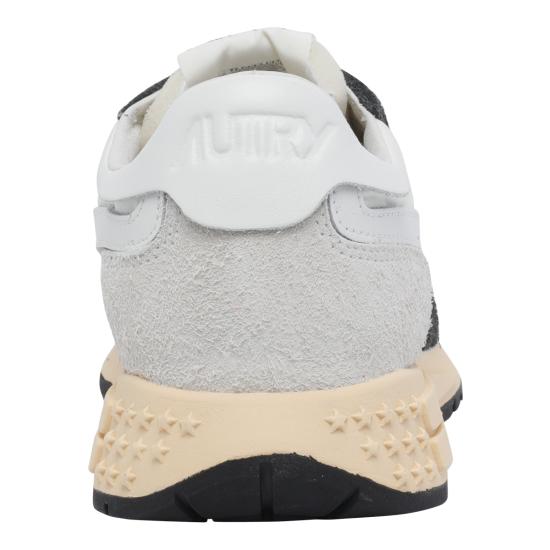 26SS 오트리 릴윈드 로우 나일론 스웨이드 스니커즈 WWLM 3T06 WHITE BLACK DOM - AUTRY