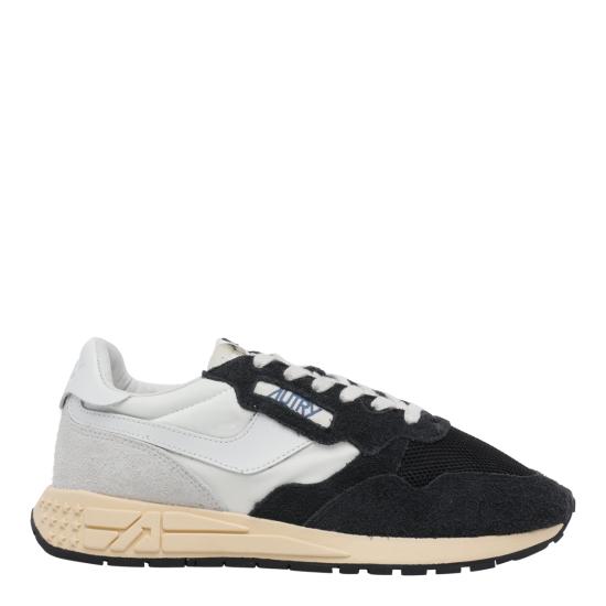 26SS 오트리 릴윈드 로우 나일론 스웨이드 스니커즈 WWLM 3T06 WHITE BLACK DOM