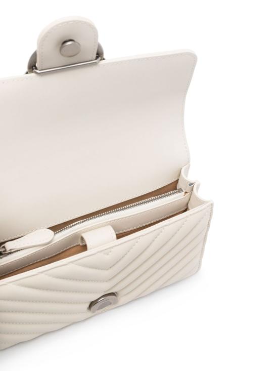 26SS 핑코 크로스백 100074 A0GKZ14O Bianco silver - PINKO