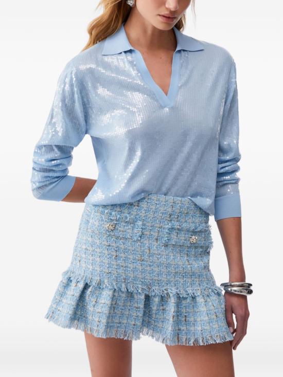 26SS 리우조 스웨터 WA6218 MA68RP9377 Blue - LIU JO