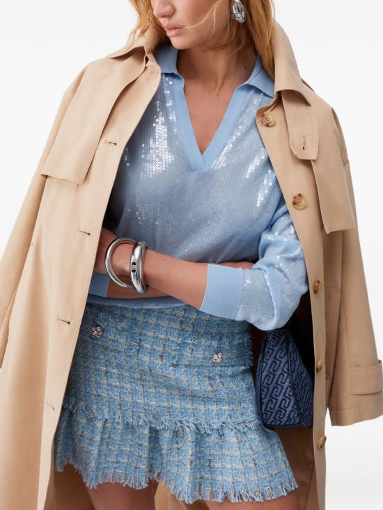 26SS 리우조 스웨터 WA6218 MA68RP9377 Blue - LIU JO