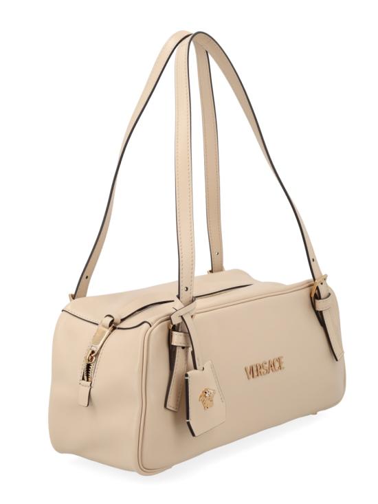 26SS 베르사체 VERSACE TAG 나파 라지 볼링백 1016428 1A131711YD7V IVORY - VERSACE