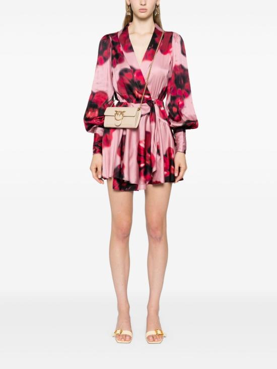 26SS 핑코 지갑 100062 A0F1C50Q Beige grigio - PINKO