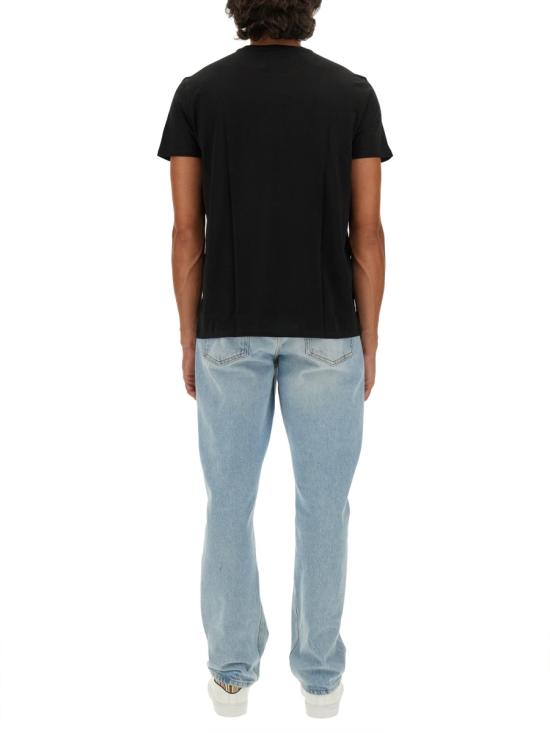 26SS 라코스테 피마 코튼 저지 크루넥 티셔츠 TH6709 031 BLACK - LACOSTE