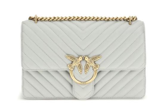 26SS 핑코 크로스백 100941 A0GKK32Q Grigio oro