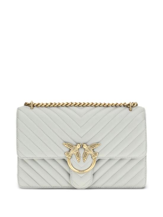 26SS 핑코 크로스백 100941 A0GKK32Q Grigio oro - PINKO