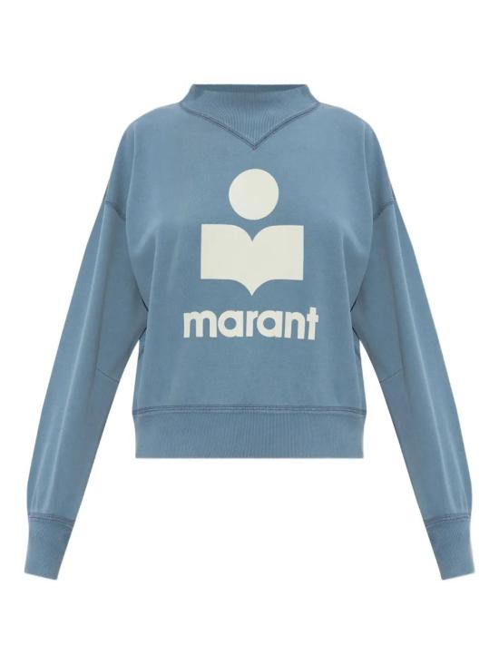 25FW 이자벨마랑 모비 스웨트셔츠 SW0003FAC3M07ESBEC SLATE BLUE ECRU DOM