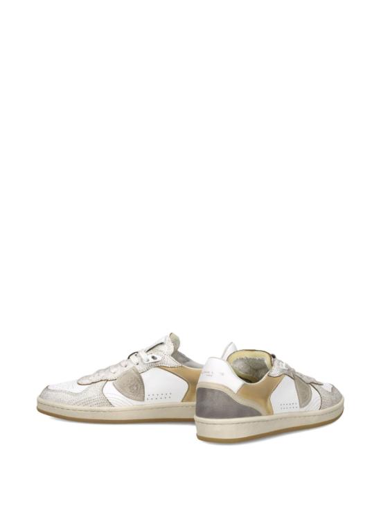 26SS 필립모델 스니커즈 PGLD VC01 Crackl blanc sable - PHILIPPE MODEL