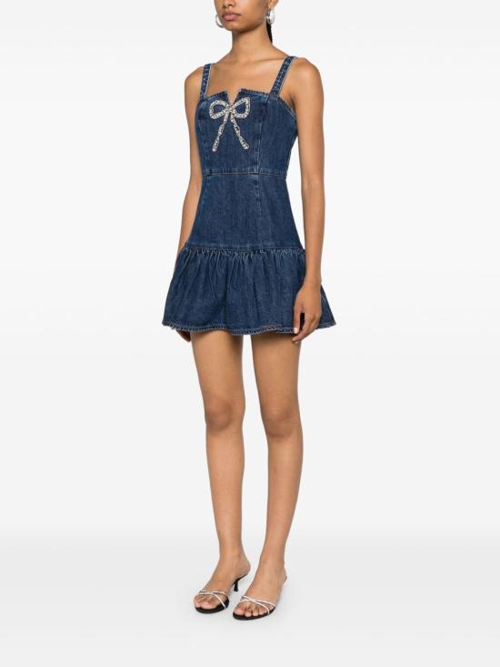 26SS 셀프 포트레이트 미디 원피스 820S BL BLUE Blue - SELF PORTRAIT