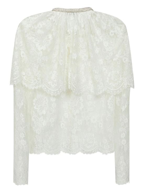 26SS 셀프 포트레이트 긴팔 티셔츠 007T W WHITE White - SELF PORTRAIT