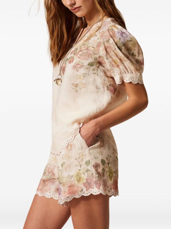 26SS 트윈셋 블라우스 261TT2573 S2182613588 Wildflowers pastel - TWINSET