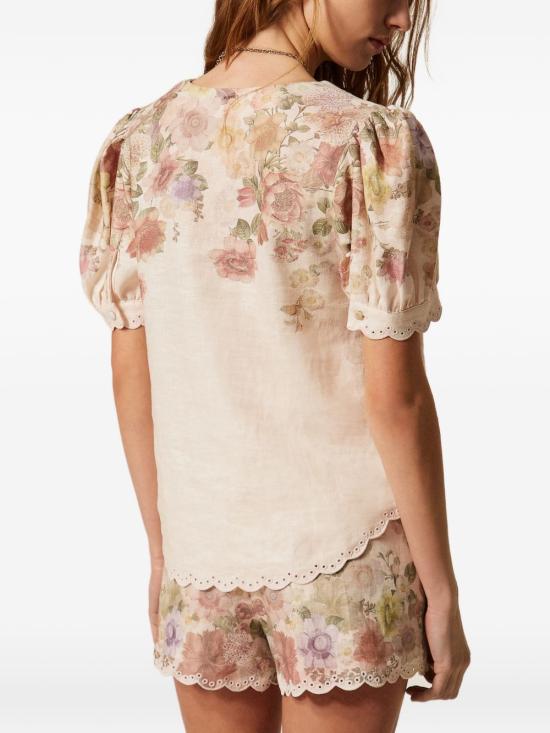 26SS 트윈셋 블라우스 261TT2573 S2182613588 Wildflowers pastel - TWINSET