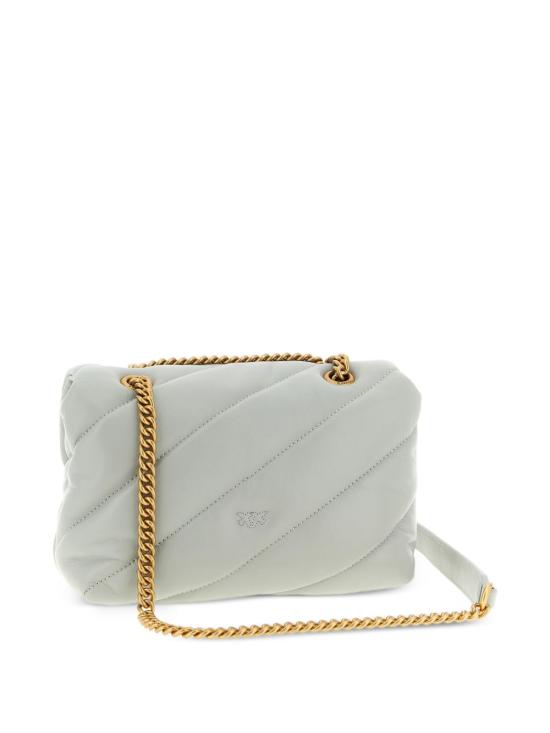 26SS 핑코 크로스백 100039 A0F2K32Q Grigio oro - PINKO