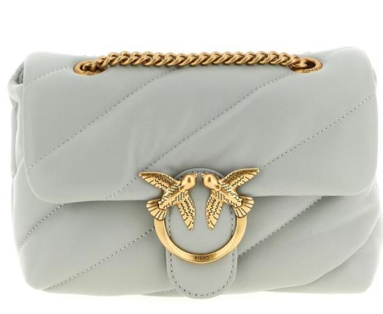 26SS 핑코 크로스백 100039 A0F2K32Q Grigio oro