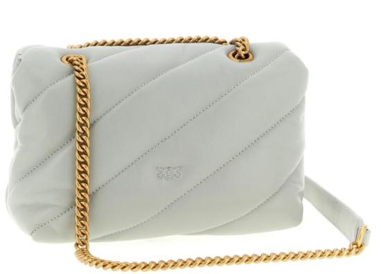 26SS 핑코 크로스백 100039 A0F2K32Q Grigio oro - PINKO