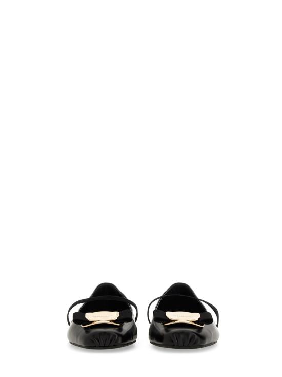 26FW 살바토레 페라가모 플랫 슈즈 768868 01H345005 BLACK - SALVATORE FERRAGAMO