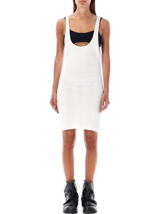  디 아티코 미디 원피스 247WCA339J048 001 Bianco