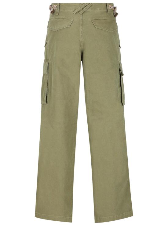 26SS 버버리 코튼 카고 트라우저 8116438 C1424 Green - BURBERRY