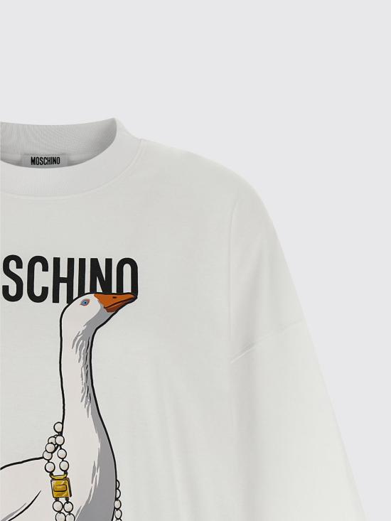 26SS 모스키노 롱 원피스 04400542 1001 White - MOSCHINO