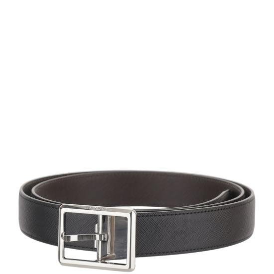 26SS 몽블랑 가죽 벨트 222193BLACK EBONY Grey
