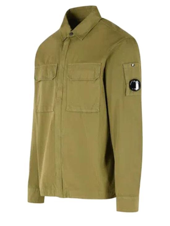 26SS 씨피 컴퍼니 오가닉 개버딘 지퍼 렌즈 오버셔츠 20CMOS156A110143G644 Gold - C.P. COMPANY