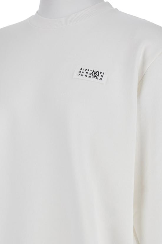 25FW MM6 메종마르지엘라 긴팔 티셔츠 SH2GU0025M25024101 White - MM6 MAISON MARGIELA