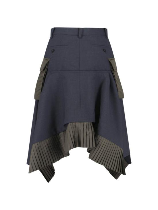 26SS 사카이 미디 스커트 26 08285342 Grey - SACAI
