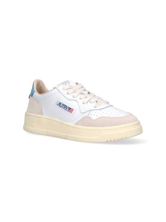 26SS 오트리 메달리스트 로우 레더 스니커즈 AULWLS12 White - AUTRY