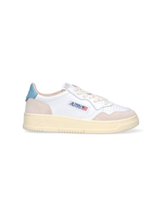26SS 오트리 메달리스트 로우 레더 스니커즈 AULWLS12 White