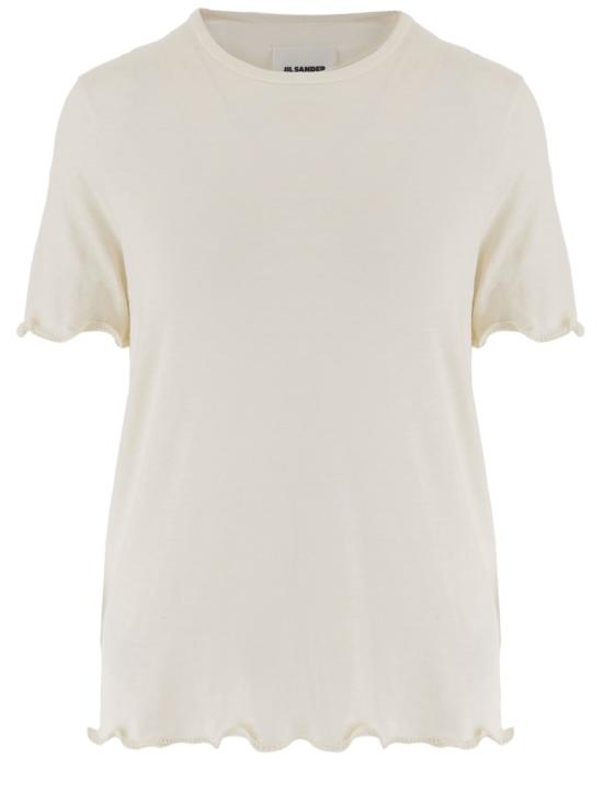 26SS 질샌더 반팔 티셔츠 J01NF0006J20341105 White