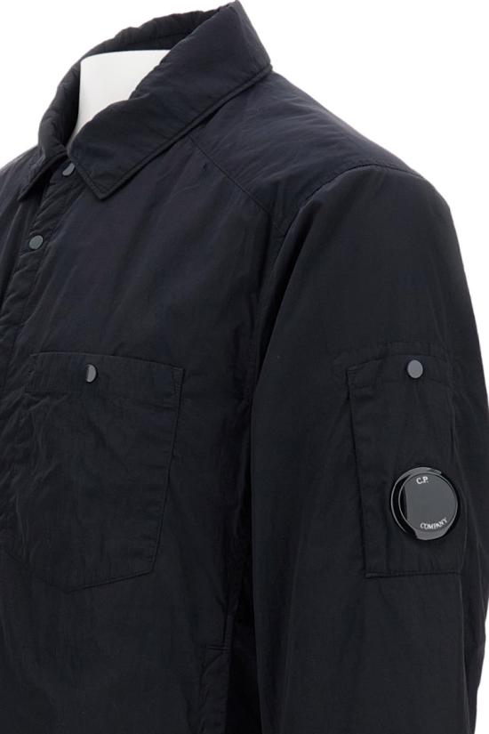 25FW 씨피 컴퍼니 크롬-R 렌즈 버튼 오버셔츠 19CMOS088A005904G888 Black - C.P. COMPANY