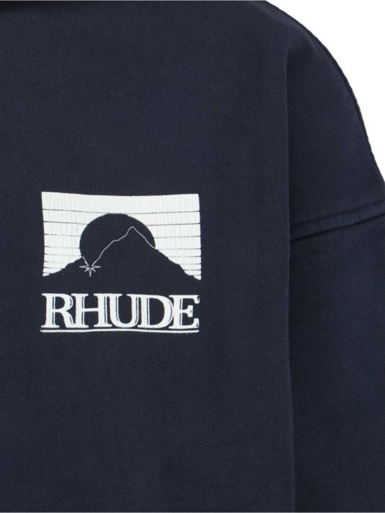 26SS 루드 후드 티셔츠 RHPS26HO030123167 Black - RHUDE