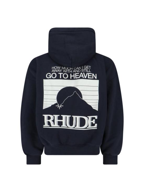 26SS 루드 후드 티셔츠 RHPS26HO030123167 Black - RHUDE