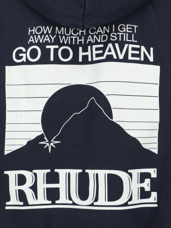 26SS 루드 후드 티셔츠 RHPS26HO030123167 Black - RHUDE