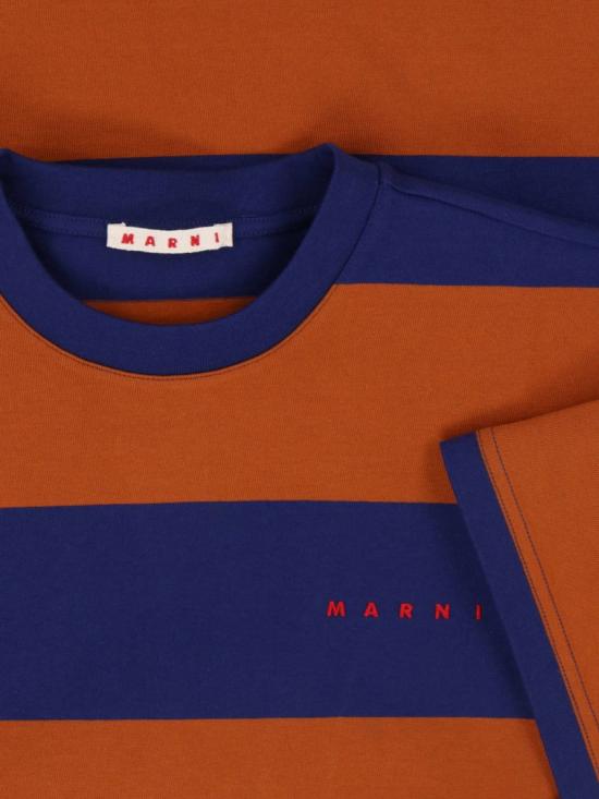 26SS 마르니 반팔 티셔츠 HUMU0287S0 UTC580STB60 Neutrals - MARNI