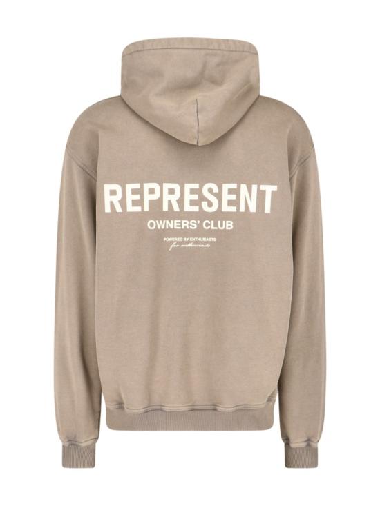 26SS 리프레젠트 후드 티셔츠 OCM4111316 Brown - REPRESENT