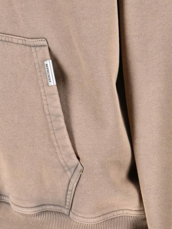 26SS 리프레젠트 후드 티셔츠 OCM4111316 Brown - REPRESENT