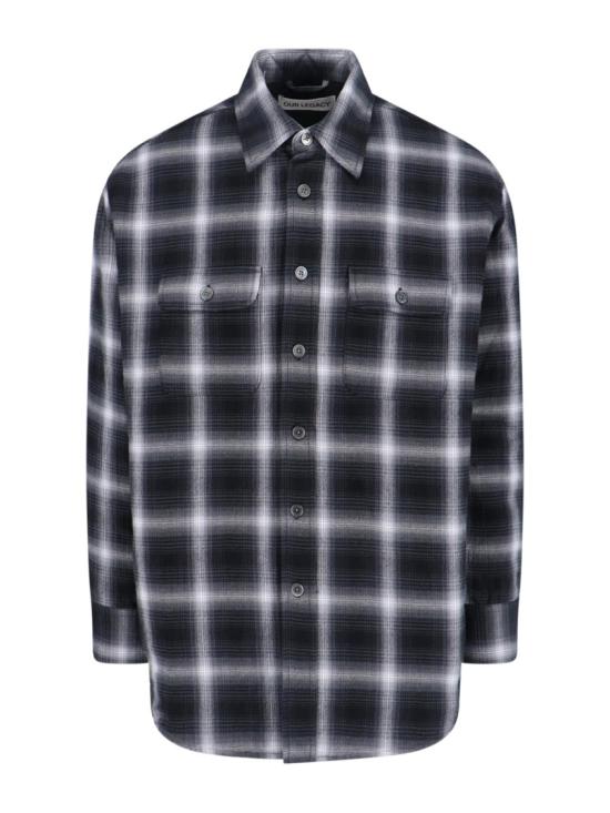 26SS 아워레가시 긴팔 셔츠 M2262MSSHADOW TRIAL CHECK Black