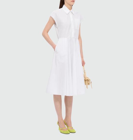 26SS 엠에스지엠 미디 원피스 4041MDA23X 26711201 White - MSGM