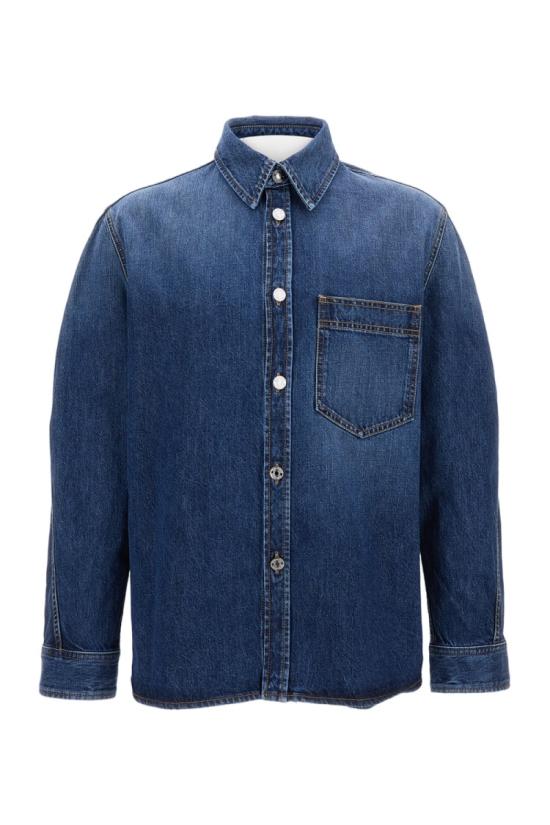 25FW 지방시 데님 셔츠 BM615W516L401 Blue