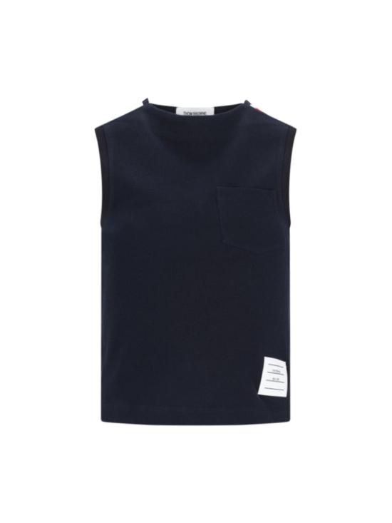  톰브라운 민소매 티셔츠 FJV012A 00050415 Black